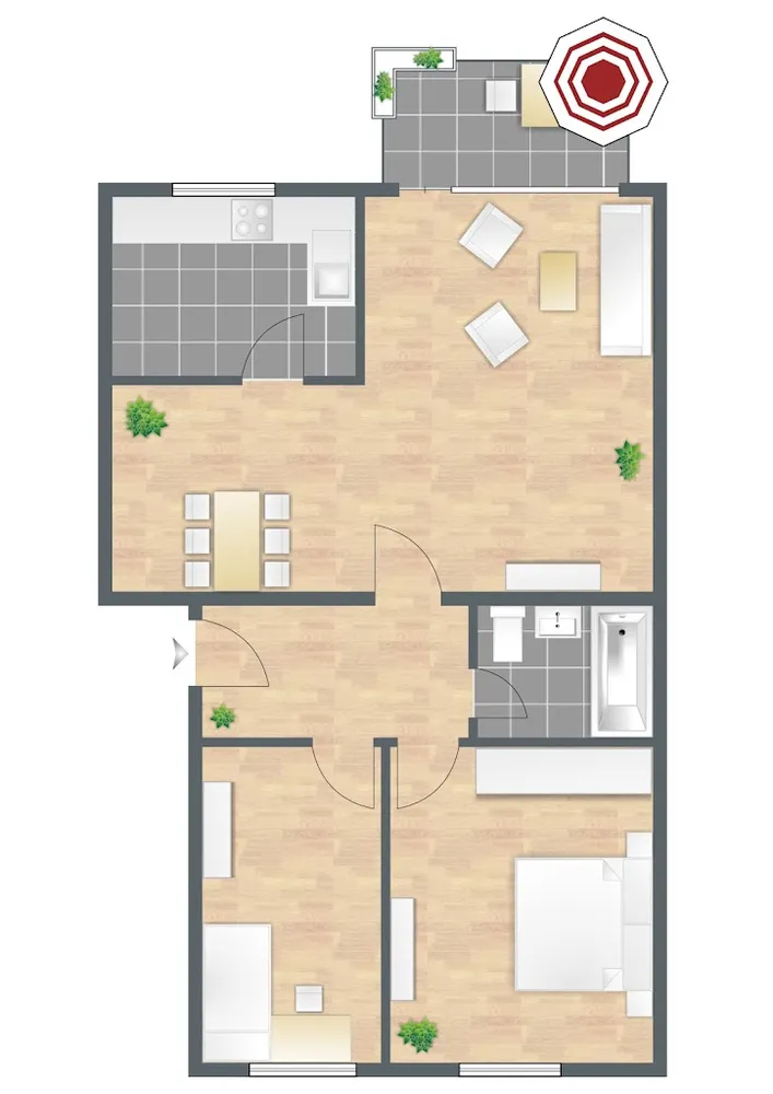 3 Zimmer Wohnung mit 70 m² in Dreieich – Bild 9