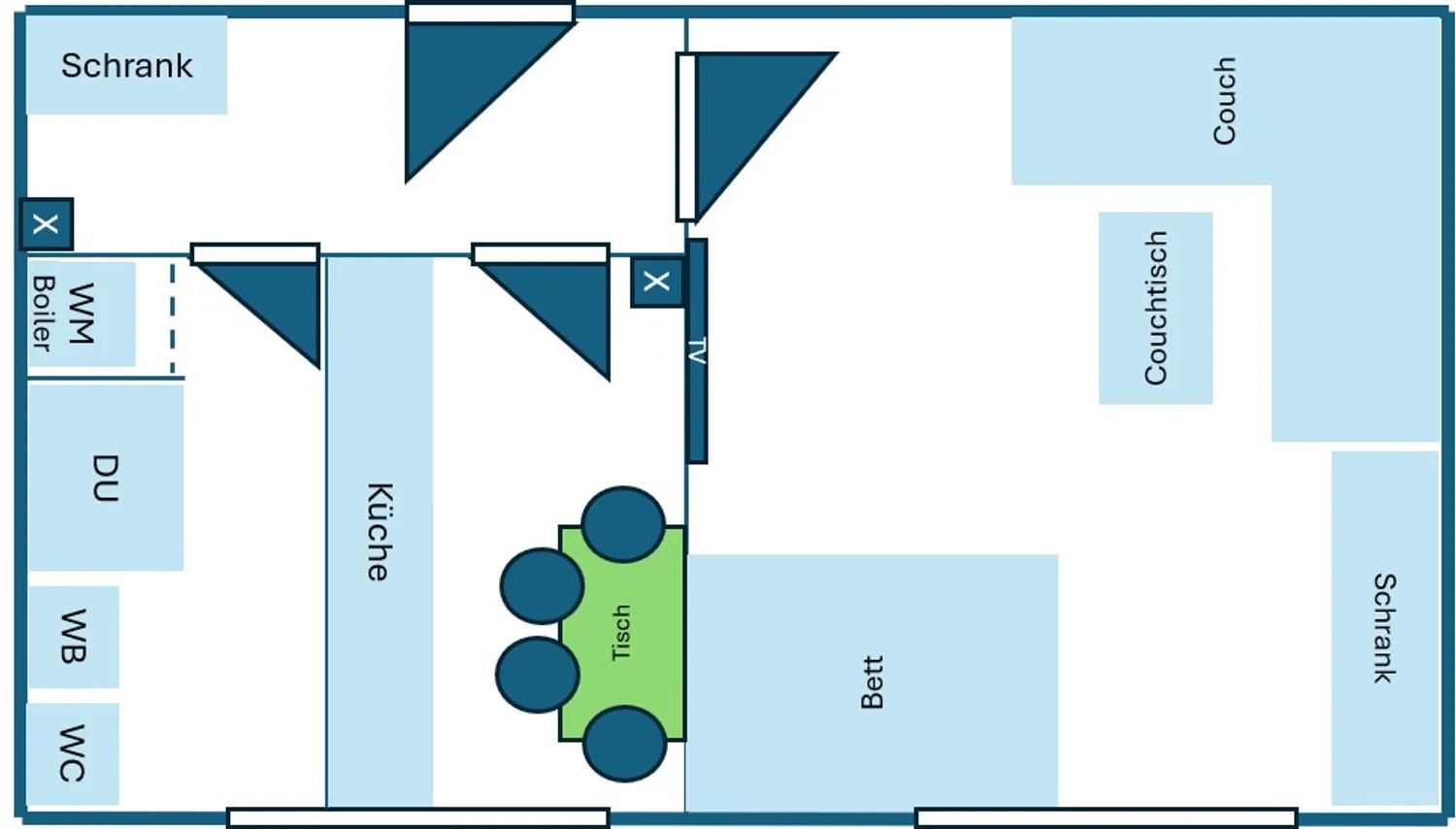 1 Zimmer Wohnung mit 36 m² in Nürnberg – Bild 6