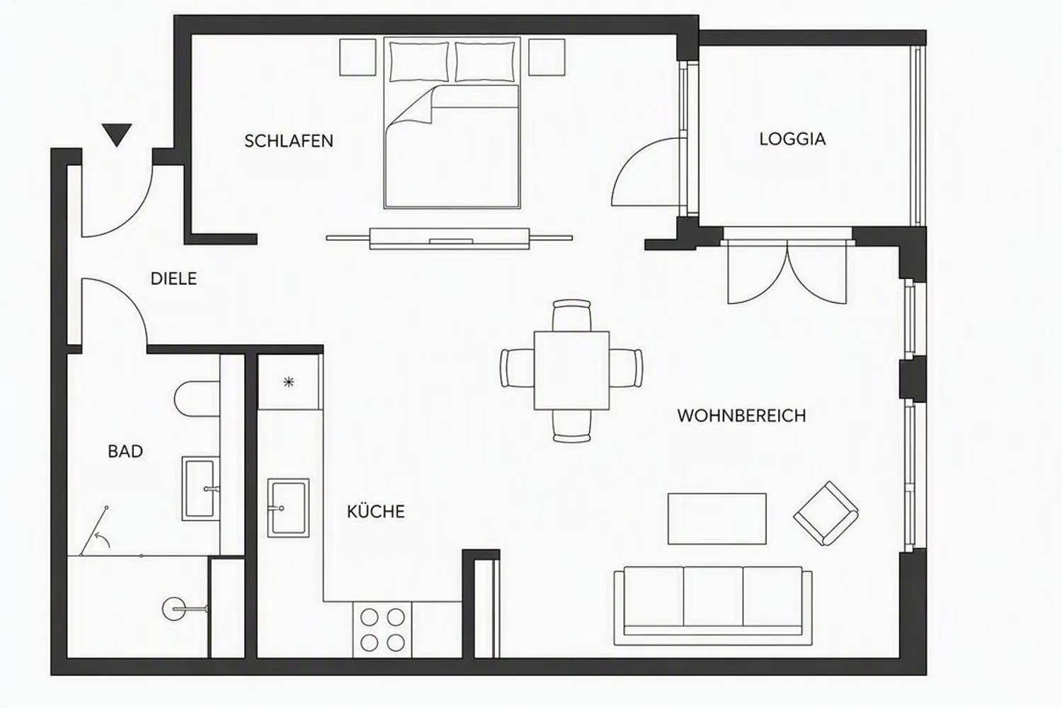 2 room apartment with 45 m² in Berlin – Photo 6