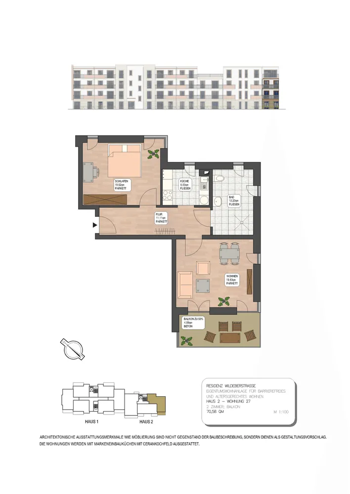 2 Zimmer Wohnung mit 71 m² in Potsdam – Bild 5