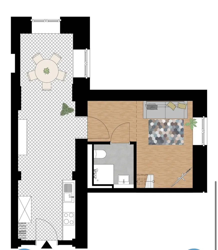 2 Zimmer Wohnung mit 44 m² in Aachen – Bild 6