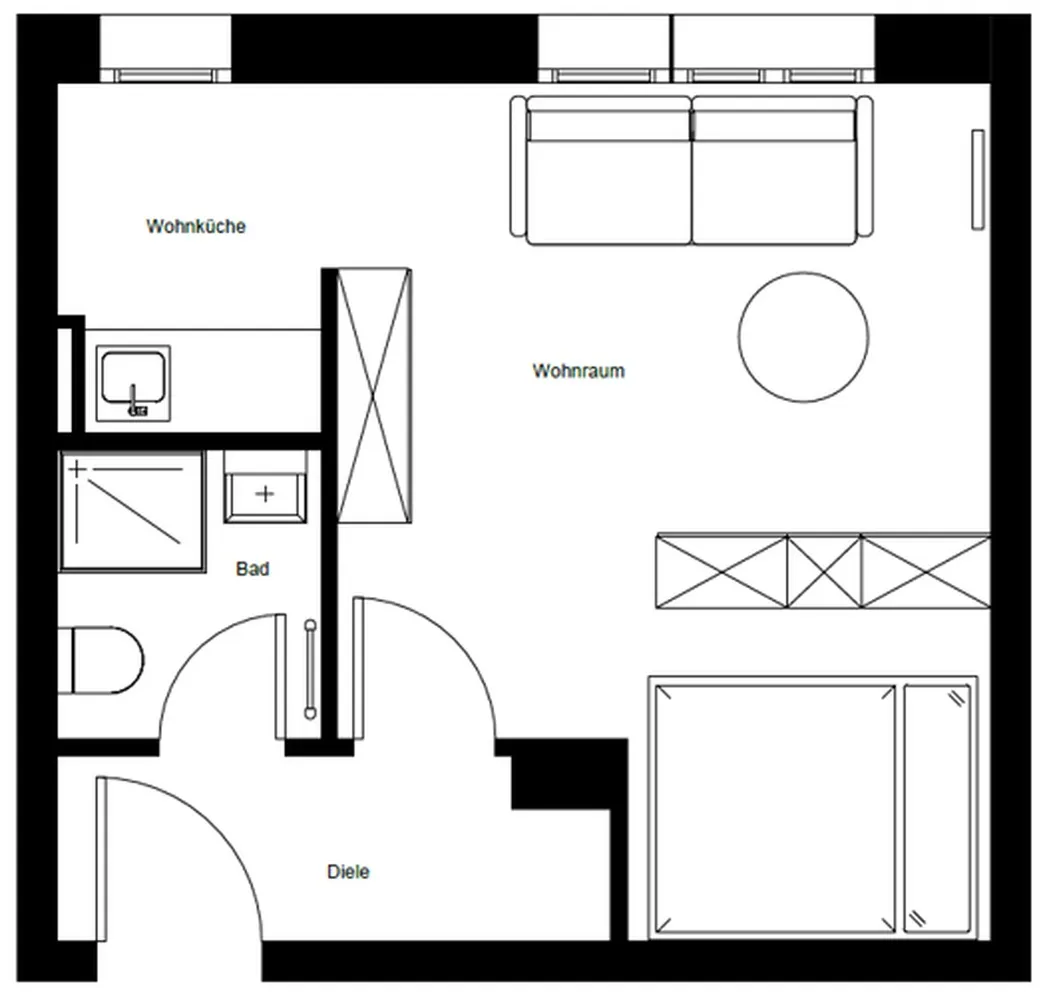 1 Zimmer Wohnung mit 30 m² in Berlin – Bild 9