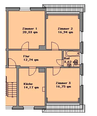 3 room apartment with 85 m² in Hoyerswerda – Photo 5