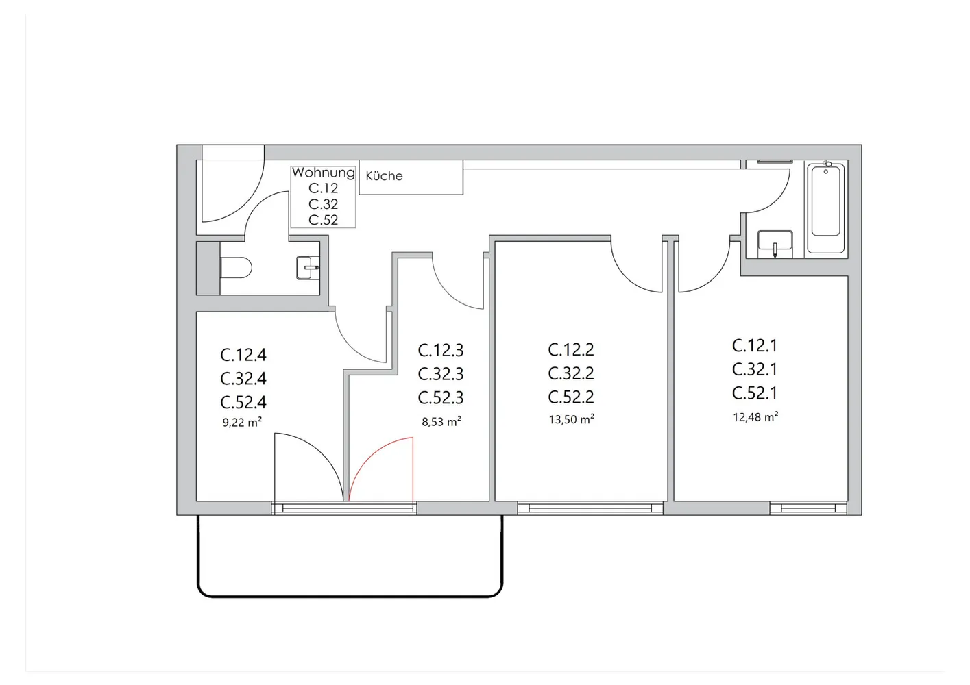 WG-Zimmer mit 8 m² in Berlin – Bild 5