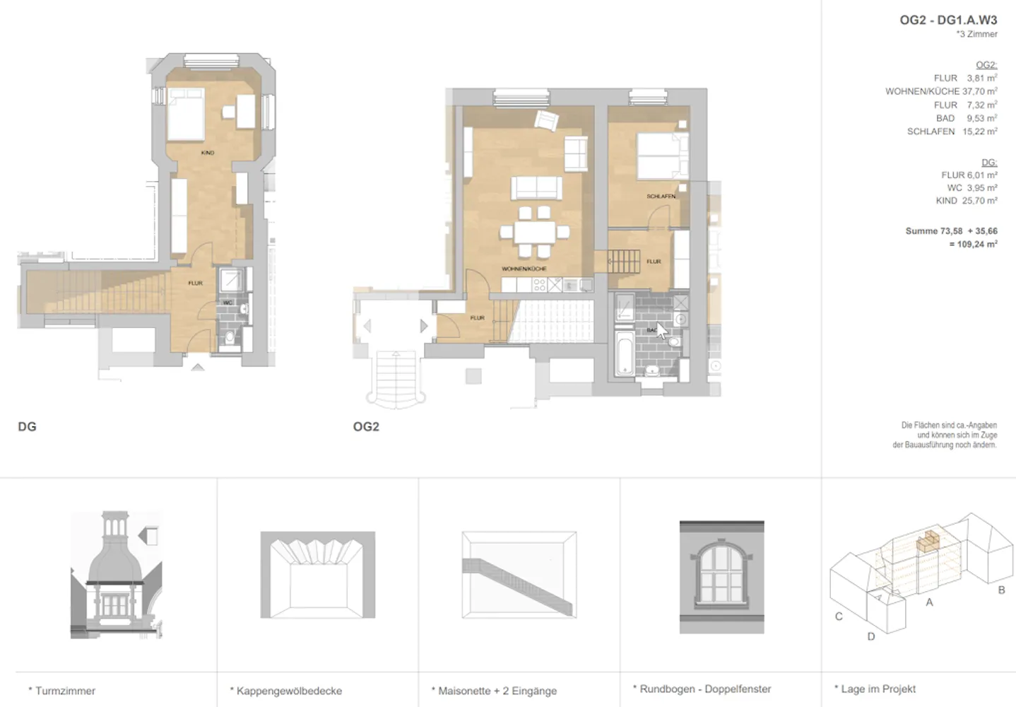 3 Zimmer Wohnung mit 109 m² in Wiesbaden – Bild 5
