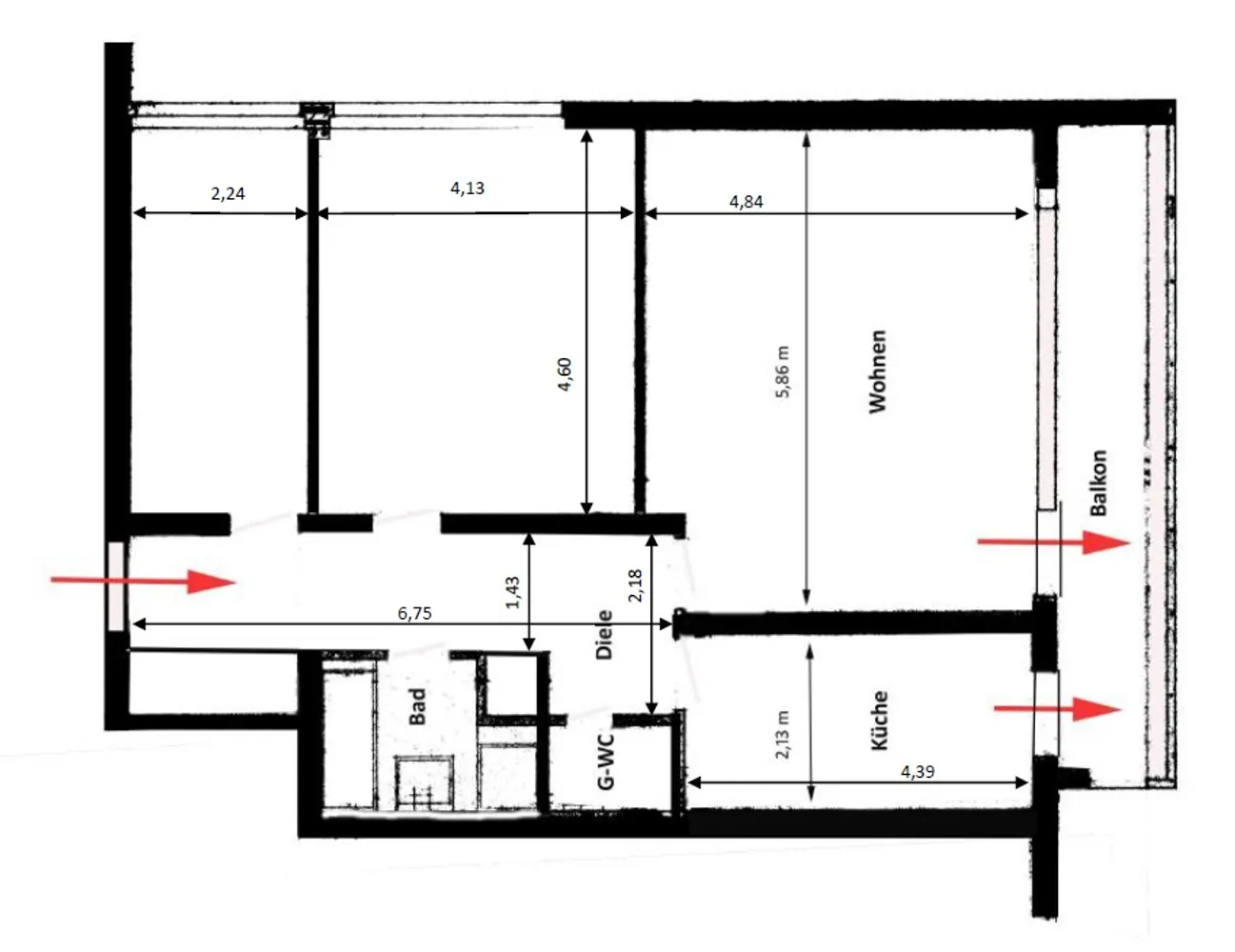 3 room apartment with 90 m² in Dortmund – Photo 3
