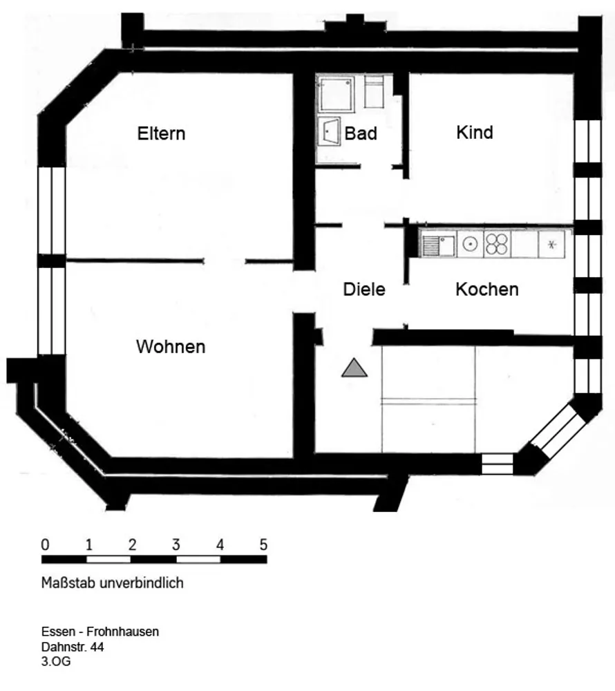 3 Zimmer Wohnung mit 79 m² in Essen – Bild 2