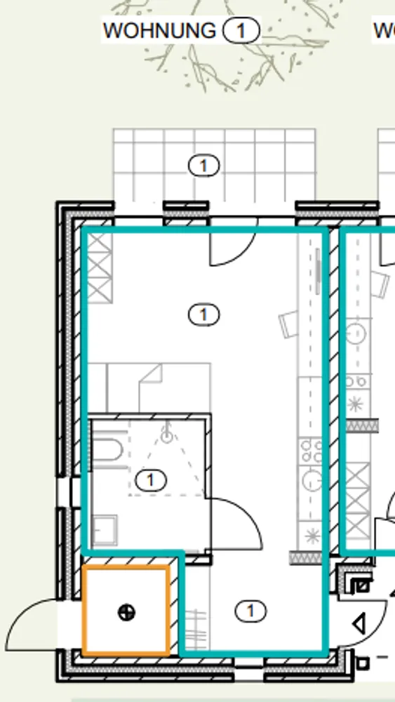 1 Zimmer Wohnung mit 39 m² in Oldenburg – Bild 5