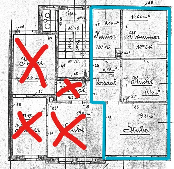 5 Zimmer Wohnung mit 58 m² in Crimmitschau – Bild 3