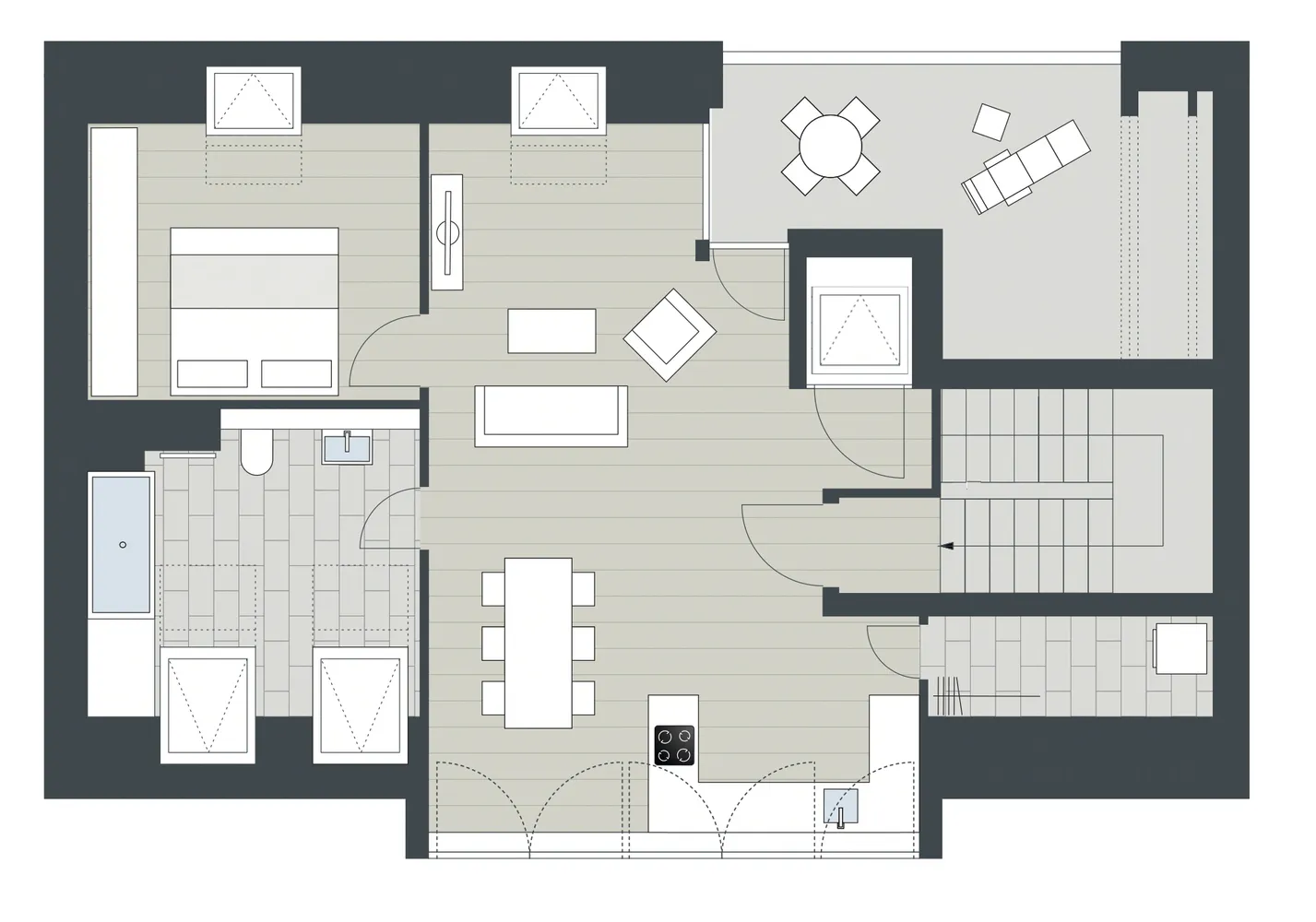 2 Zimmer Wohnung mit 76 m² in Düsseldorf – Bild 1