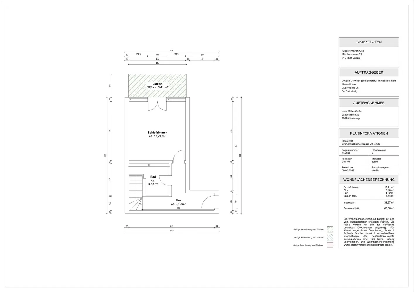 2 Zimmer Wohnung mit 68 m² in Leipzig – Bild 1