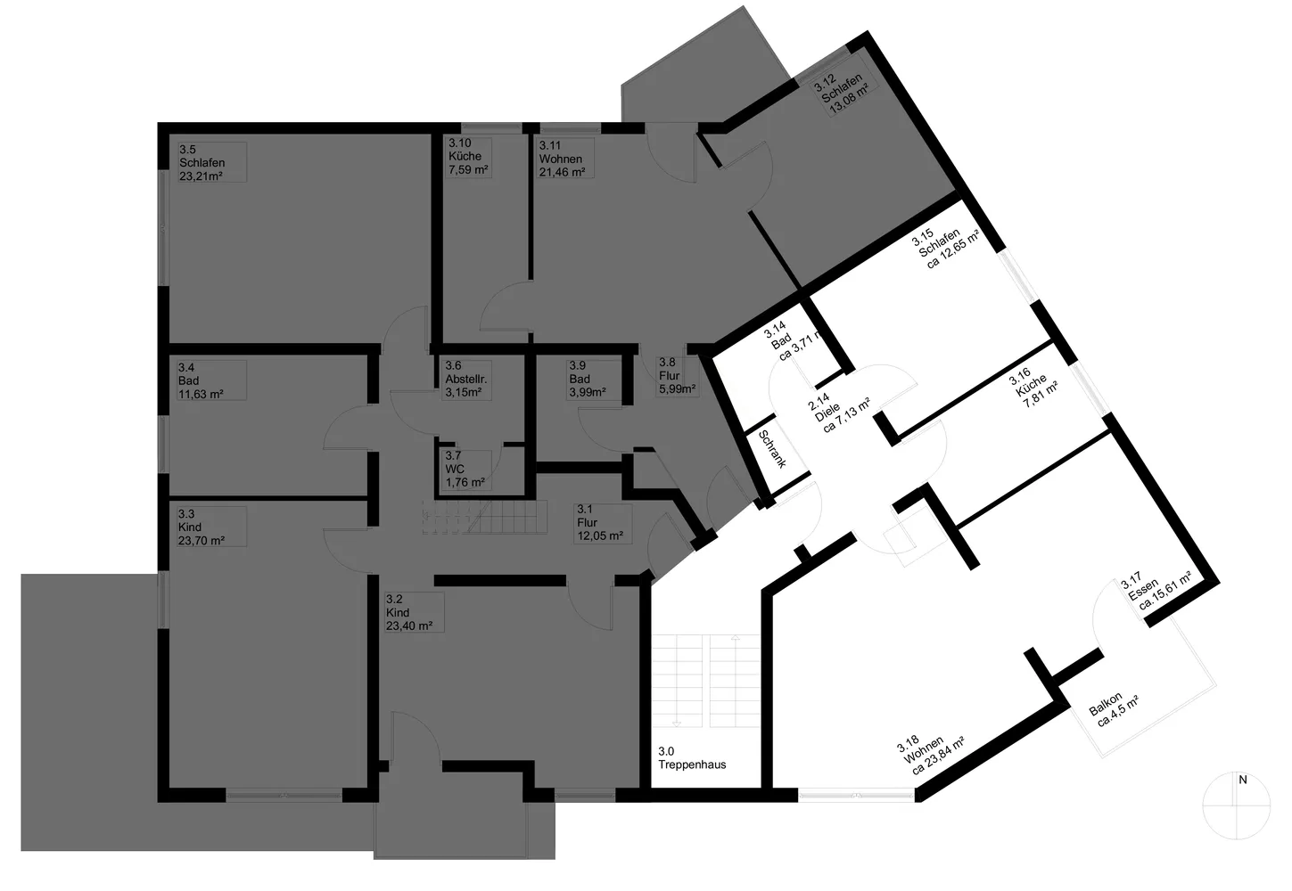 3 Zimmer Wohnung mit 72 m² in Wuppertal – Bild 9