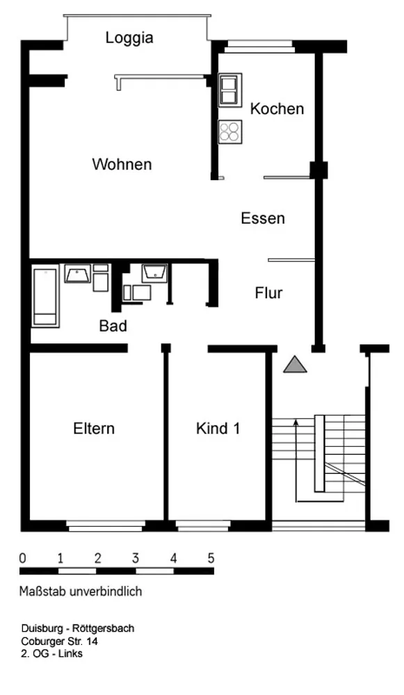 3 Zimmer Wohnung mit 76 m² in Duisburg – Bild 4