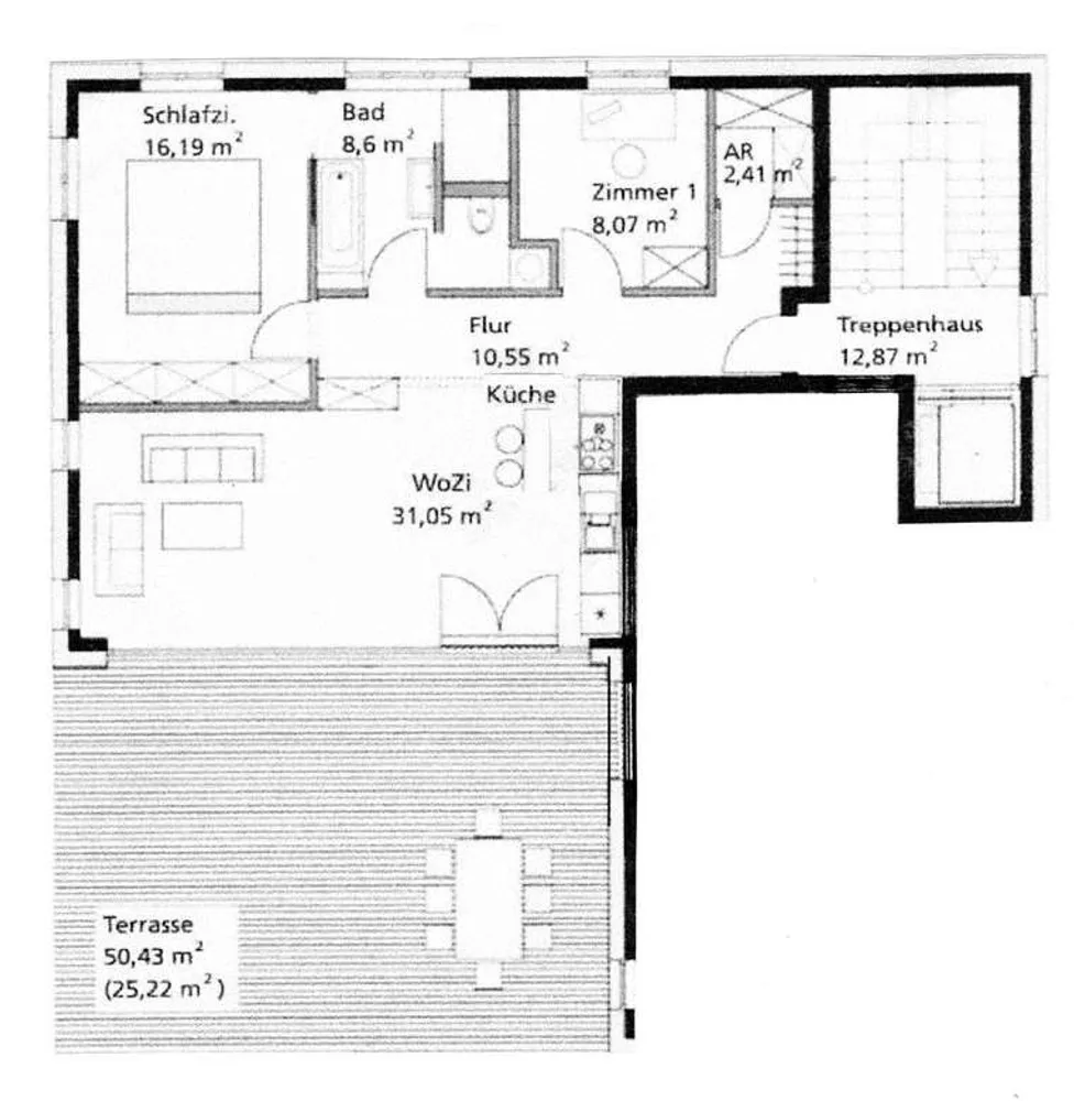 3 Zimmer Wohnung mit 102 m² in Kassel – Bild 6
