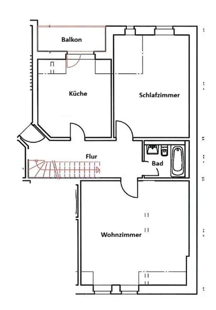 3 room apartment with 105 m² in Chemnitz – Photo 9