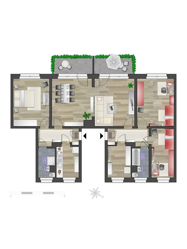 5 Zimmer Wohnung mit 123 m² in Chemnitz – Bild 4