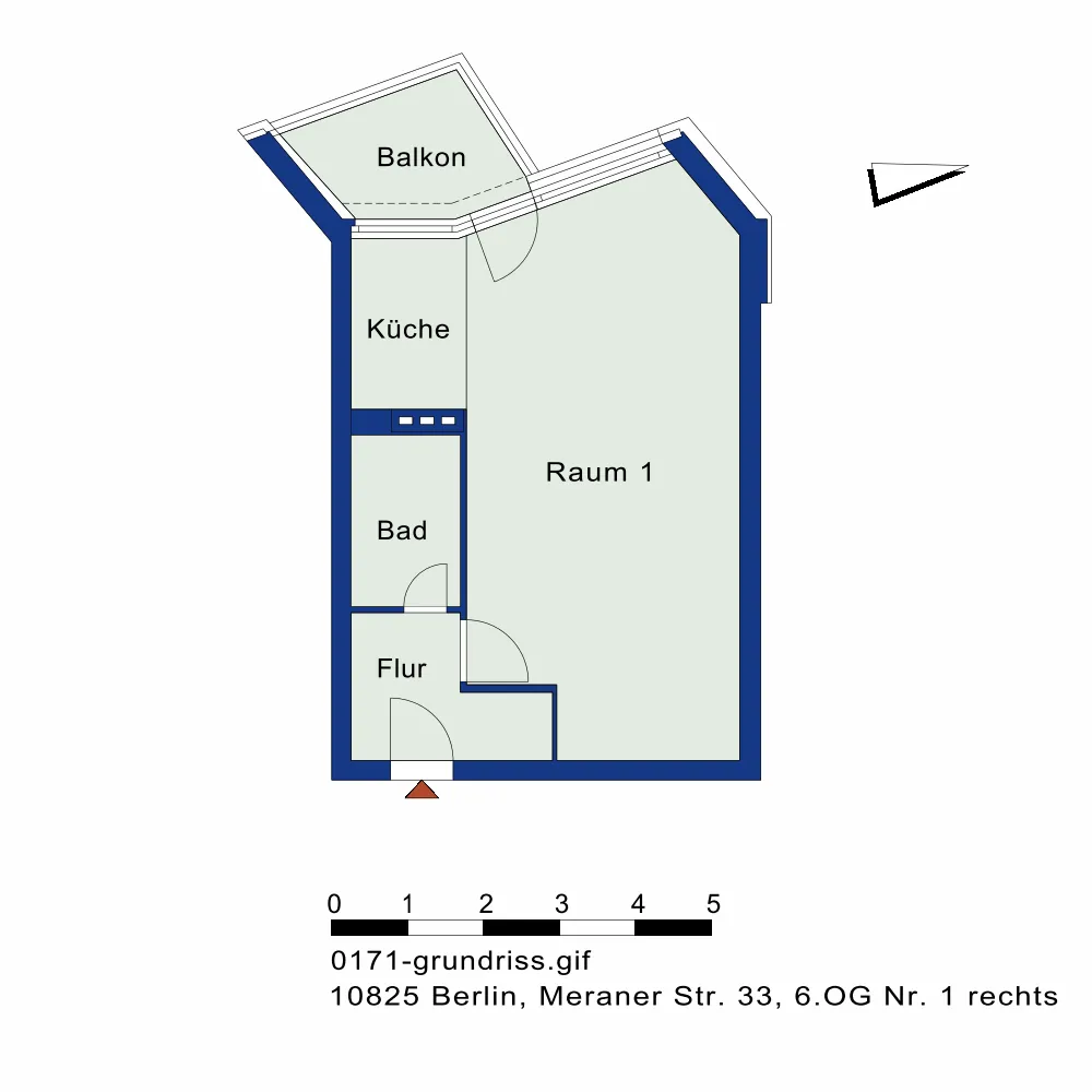 1 Zimmer Wohnung mit 39 m² in Berlin – Bild 5