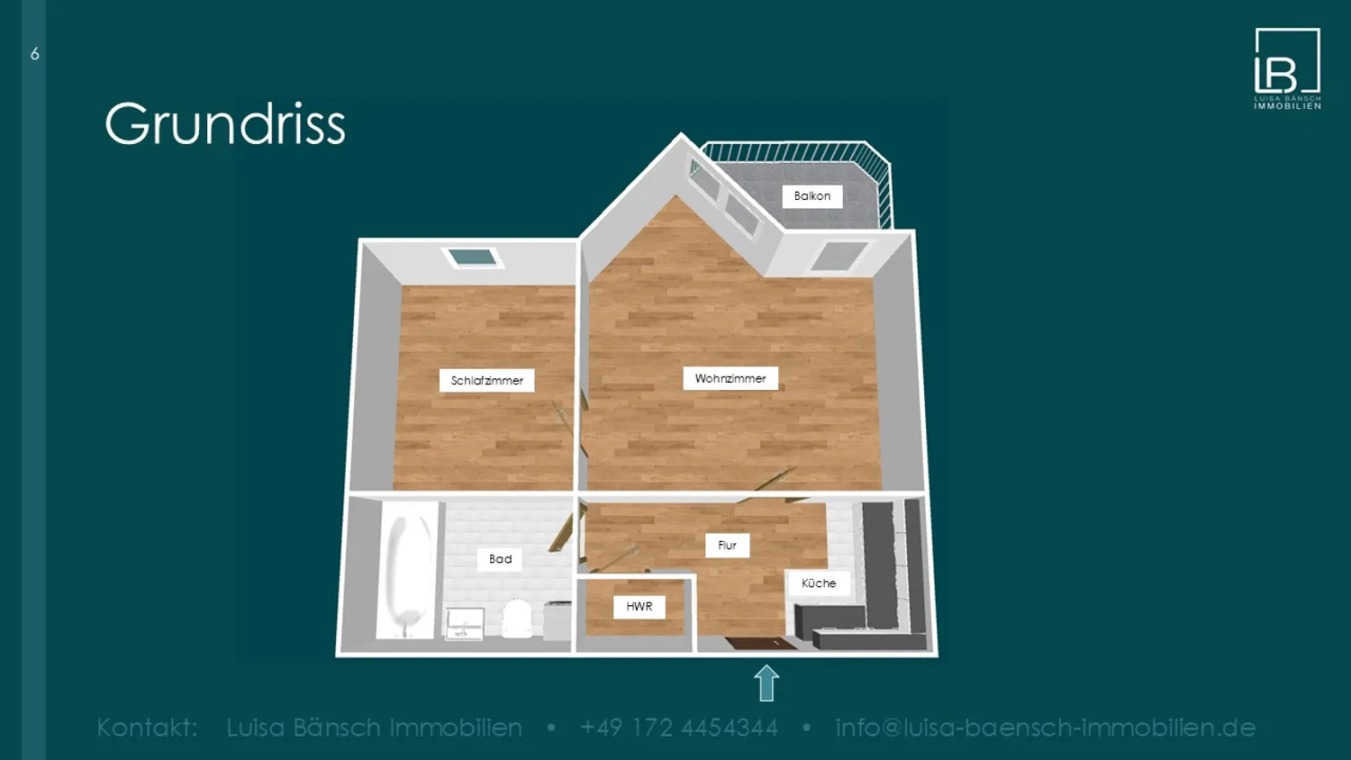 2 Zimmer Wohnung mit 44 m² in Dresden – Bild 9