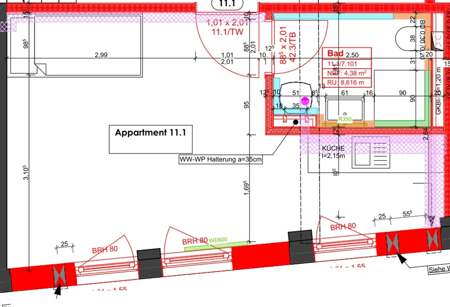 1 Zimmer Wohnung mit 25 m² in Darmstadt – Bild 3