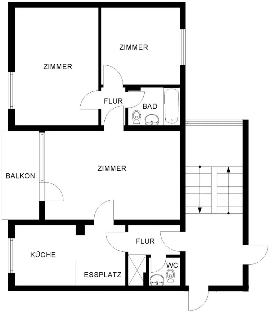 3 Zimmer Wohnung mit 71 m² in Bochum – Bild 3