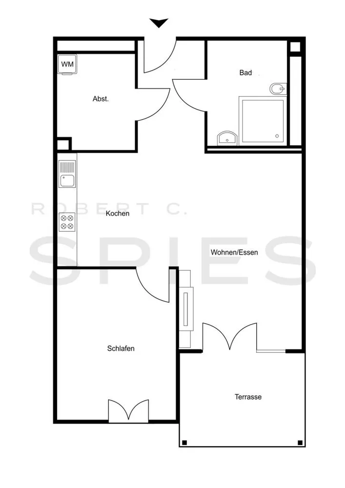 2 room apartment with 75 m² in Oldenburg – Photo 6