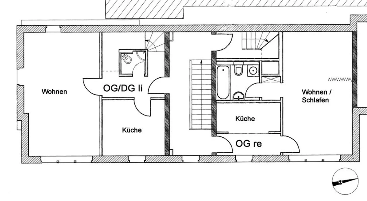 1 room apartment with 37 m² in Radebeul – Photo 4