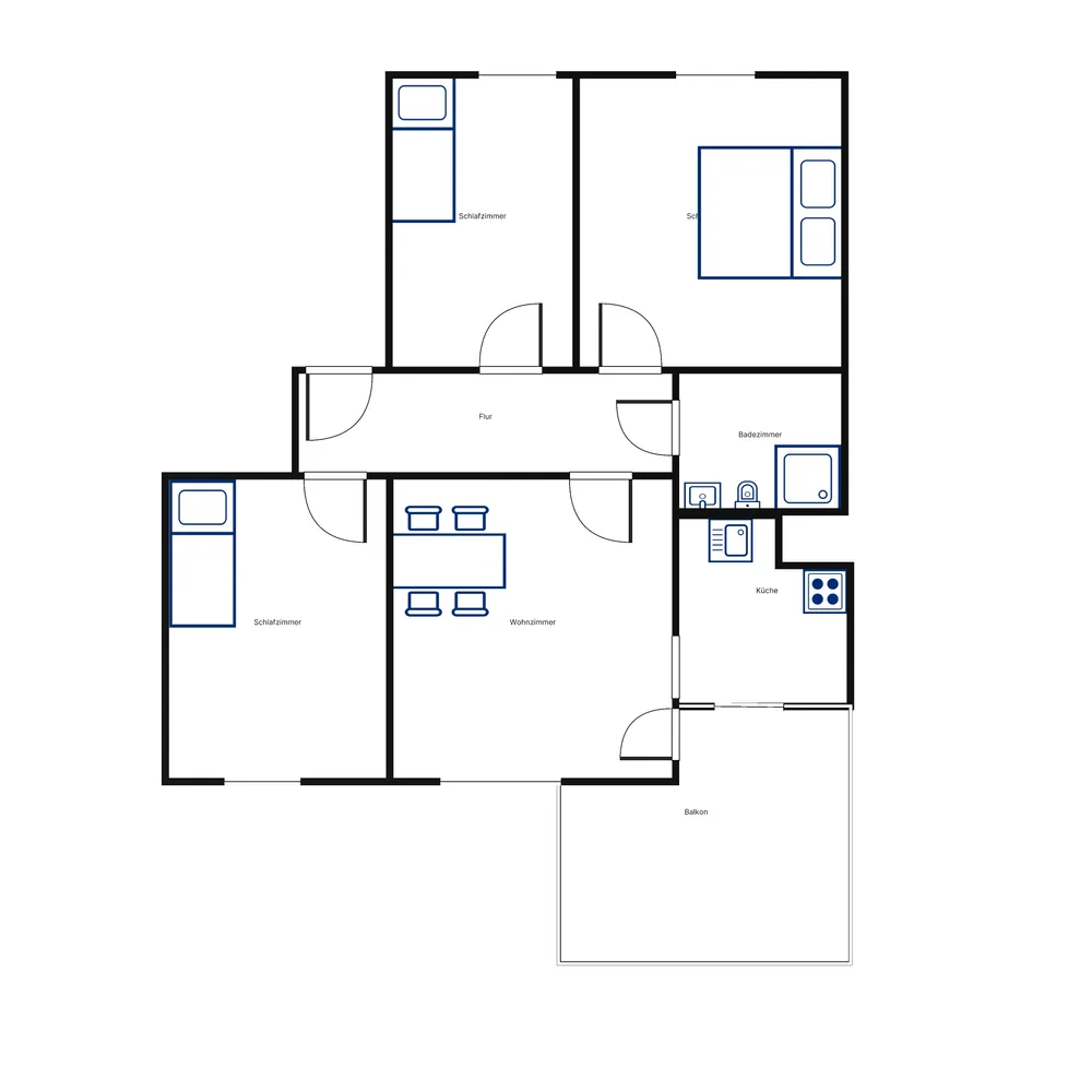 4 room apartment with 67 m² in Kassel – Photo 6