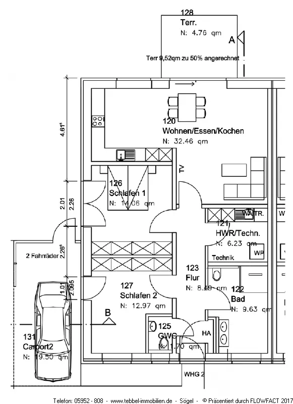 3 Zimmer Haus mit 90 m² in Papenburg – Bild 5