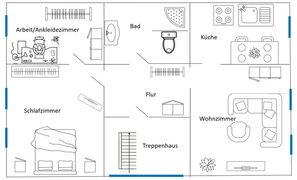 2 Zimmer Wohnung mit 76 m² in Mannheim – Bild 5