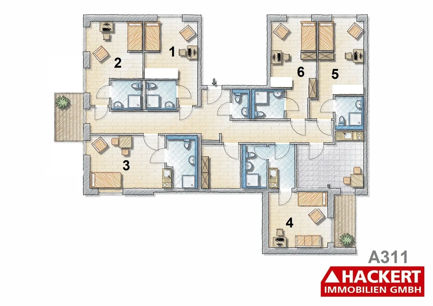 1 Zimmer Wohnung mit 26 m² in Bochum – Bild 10