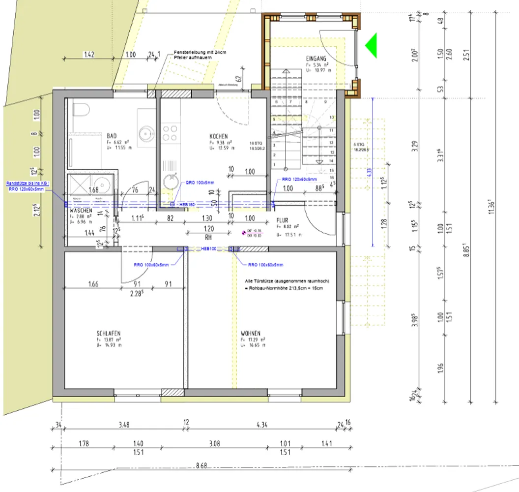 2 Zimmer Wohnung mit 63 m² in Karlsruhe – Bild 2