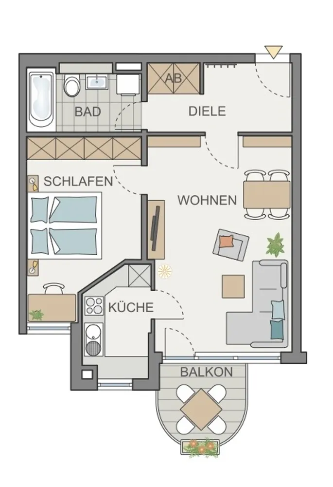 2 Zimmer Wohnung mit 55 m² in Leipzig – Bild 9
