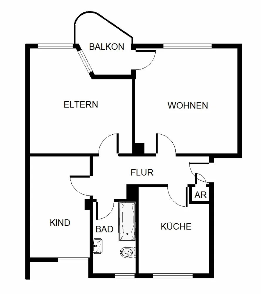 3 Zimmer Wohnung mit 64 m² in Gelsenkirchen – Bild 5