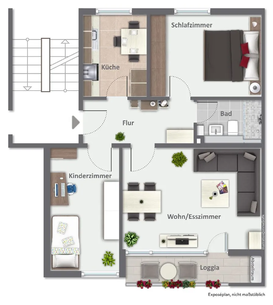 3 Zimmer Wohnung mit 73 m² in Leverkusen – Bild 11