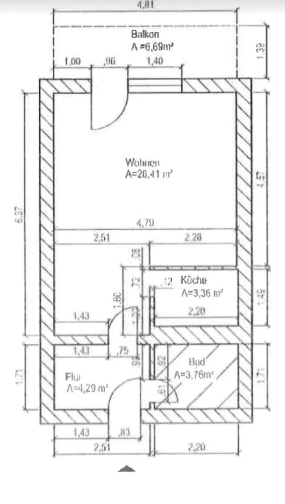 1 Zimmer Wohnung mit 41 m² in München – Bild 6