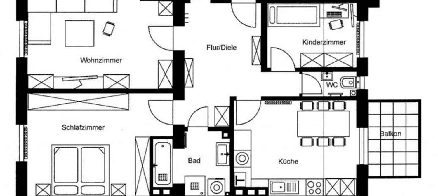 3 Zimmer Wohnung mit 80 m² in München – Bild 9