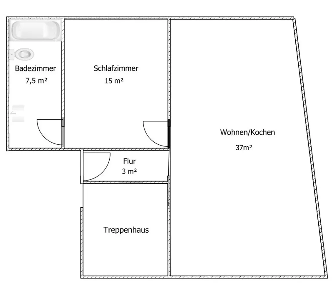 2 Zimmer Wohnung mit 68 m² in Nürnberg – Bild 6