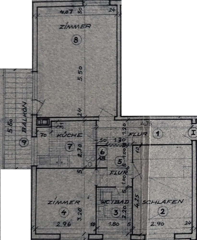 3 Zimmer Wohnung mit 65 m² in Lübeck – Bild 1