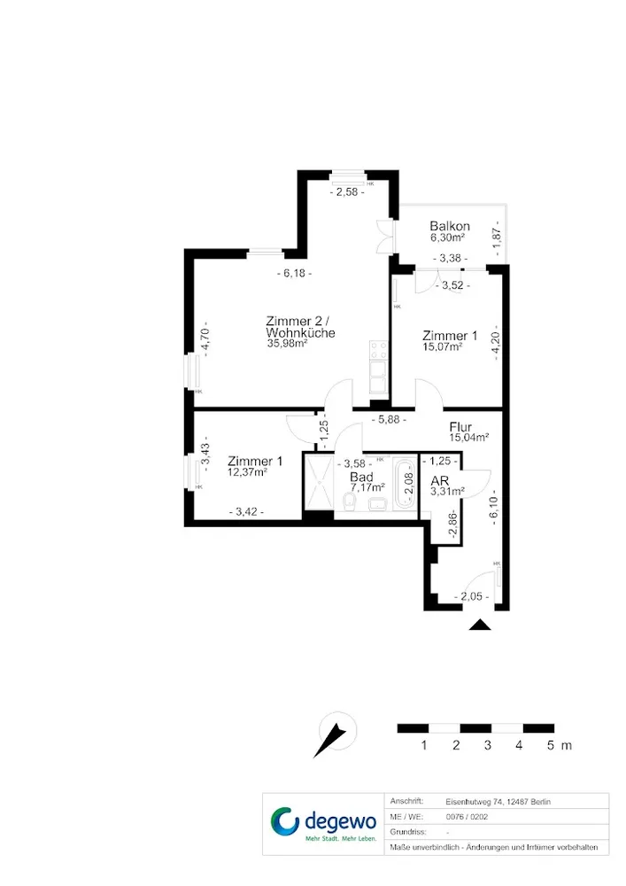 3 room apartment with 92 m² in Berlin – Photo 8