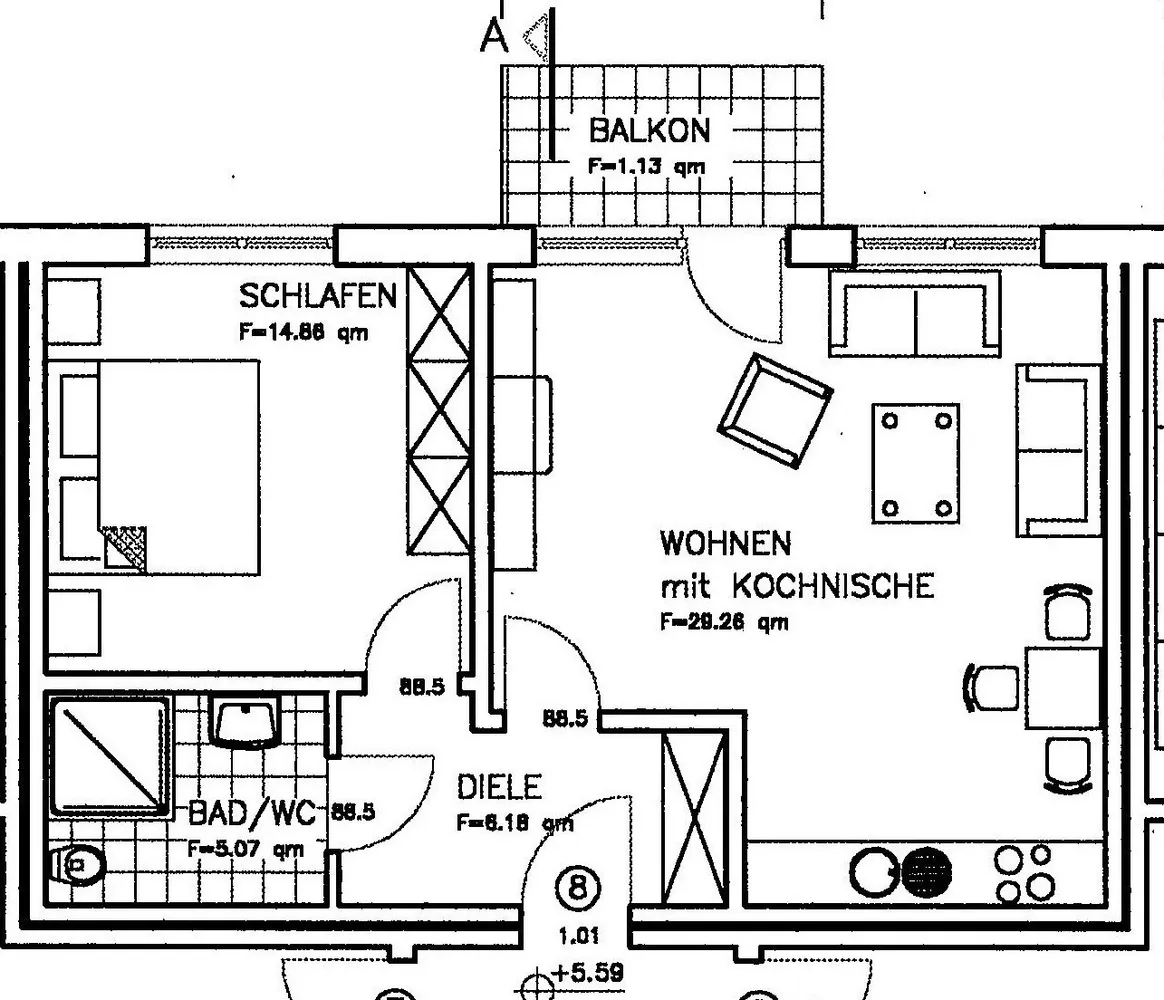 2 Zimmer Wohnung mit 57 m² in Paderborn – Bild 4