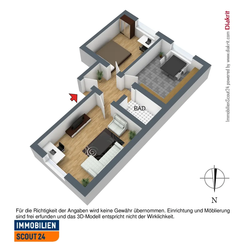 2 Zimmer Wohnung mit 51 m² in Witten – Bild 11