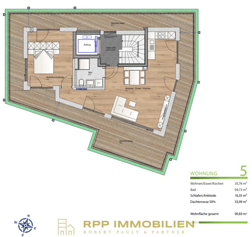 2 Zimmer Wohnung mit 79 m² in München – Bild 11