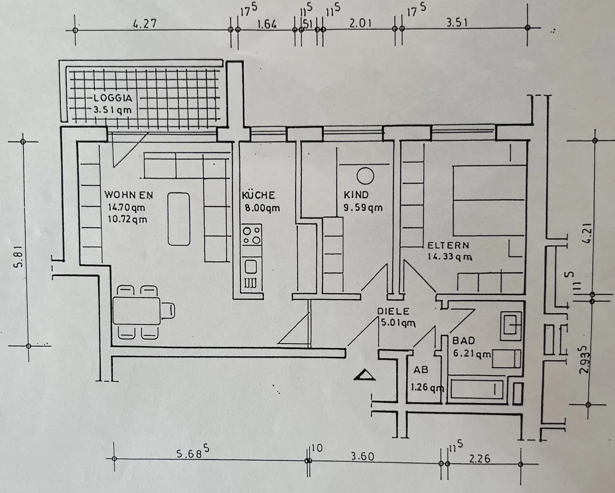 3 Zimmer Wohnung mit 73 m² in Bielefeld – Bild 3