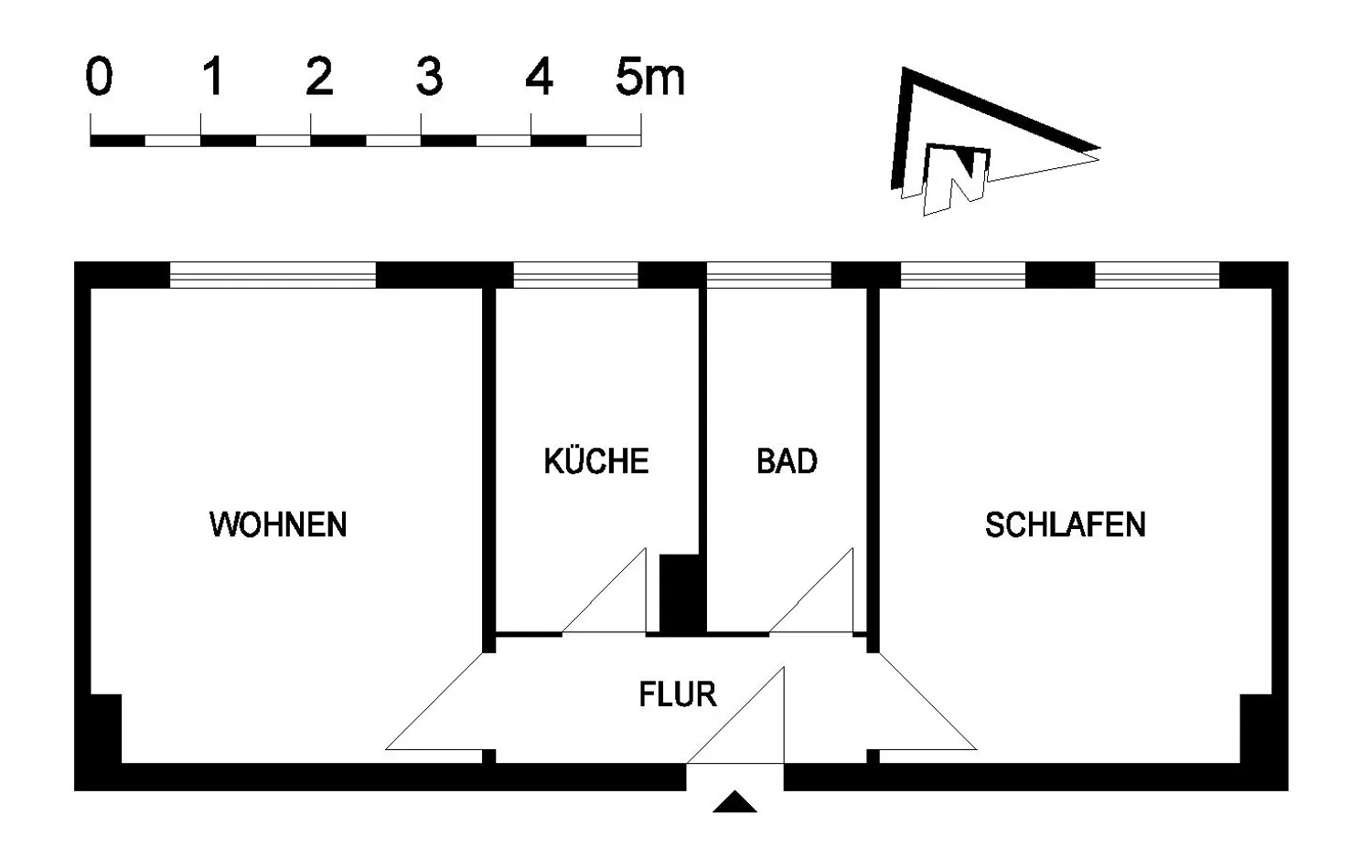 2 Zimmer Wohnung mit 42 m² in Lübeck – Bild 4