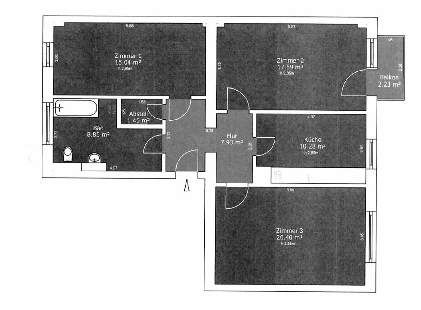 3 Zimmer Wohnung mit 84 m² in Dresden – Bild 7