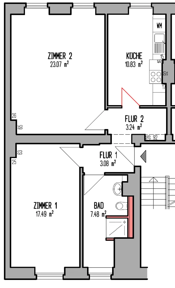 2 Zimmer Wohnung mit 69 m² in Berlin – Bild 3