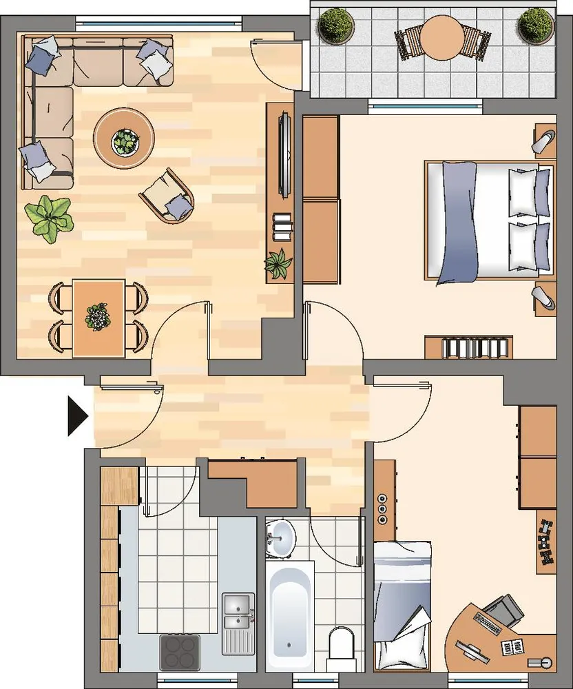 3 Zimmer Wohnung mit 65 m² in Dortmund – Bild 5