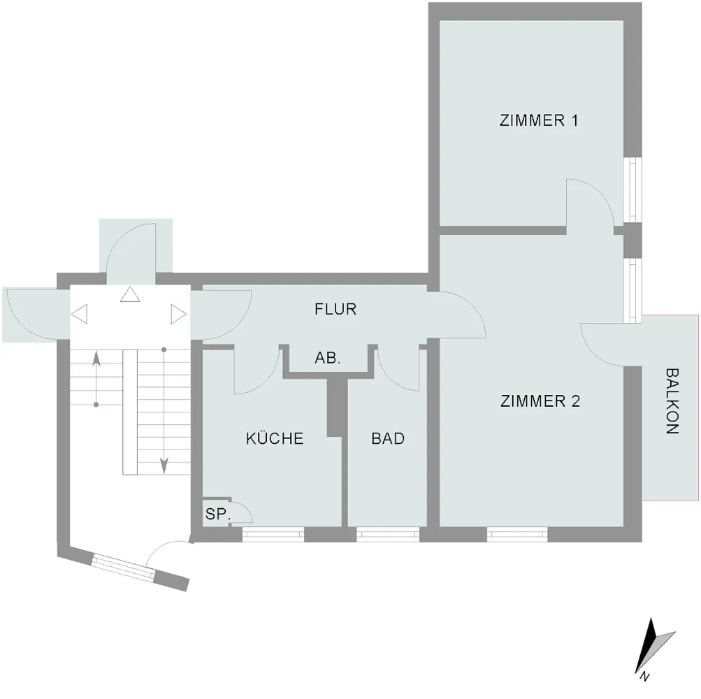 2 Zimmer Wohnung mit 48 m² in Bremen – Bild 2