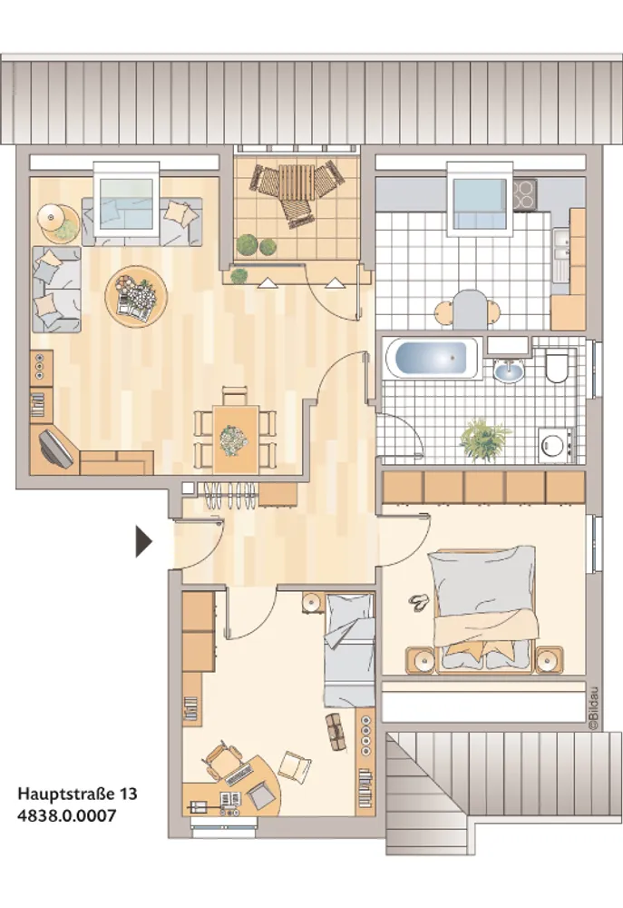 3 Zimmer Wohnung mit 65 m² in Velbert – Bild 2