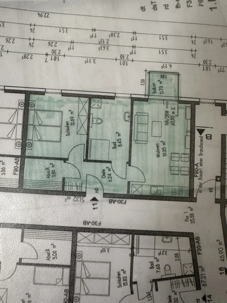 2 room apartment with 52 m² in Bielefeld – Photo 9